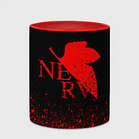 Чашка с принтом «Evangelion nerv» (цвет чашки на выбор)