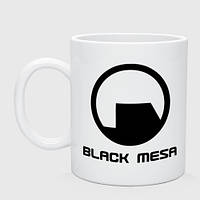 Чашка с принтом керамическая «Black Mesa»