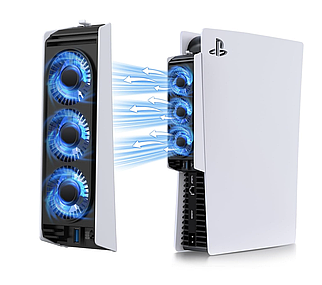 Вентилятор, кулер IINE для консолі Playstation 5, PS5 з автоматичним режимом охолодження