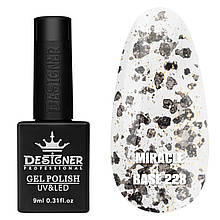 Miracle base Дизайнер (9мл.) база з пластівцями Юкі для манікюра і педікюра 228