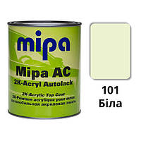 101 Белая Акриловая авто краска Mipa 1 л (без отвердителя)