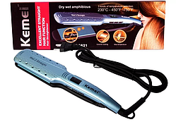 Выпрямитель утюжок для волос Kemei Km-9621 дубл