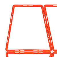 Тренировочная напольная сетка трапециевидная Agility Grid Zelart C-1413 цвет оранжевый se