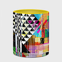 Чашка с принтом «Abstraction&geometry» (цвет чашки на выбор)