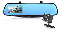 Автомобильный видеорегистратор зеркало BlackBox DVR L9000 с камерой заднего вида 3,5" (4844) дубл