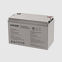 Аккумулятор гелевый для ИБП и инверторов 12V 100Ah VIPOW BAT0420