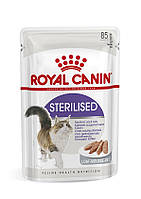 Вологий корм для котів, Royal Canin, STERILISED LOAF, 85 г