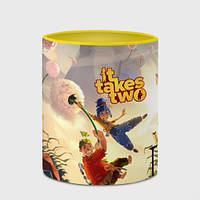 Чашка с принтом «It Takes Two» (цвет чашки на выбор)