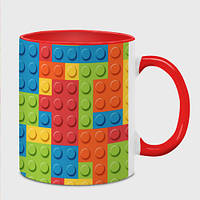 Чашка з принтом «Лего» (колір чашки на вибір)