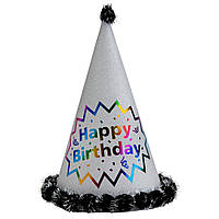 Ковпак "Святкове мерехтіння", чорний, 24 см ELISEY