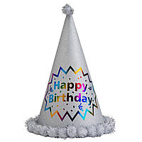 Ковпак "Святкове мерехтіння", сірий, 24 см ELISEY