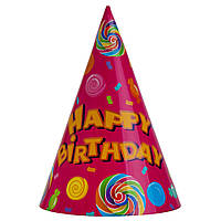 Набір ковпаків "Ласощі", 6 шт, рожевий, 24 см YOO-HOO!