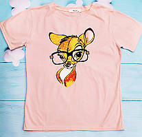 Жіноча рожева футболка XS/S