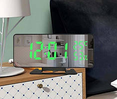 Часы настольные электронные с будильником и термометром (зеркальные) VST-888Y дубл