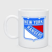 Чашка с принтом керамическая «New York Rangers»