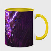 Чашка с принтом «Shogun Raiden рассекающая молнию Геншин» (цвет чашки на выбор)