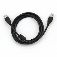 USB подовжувач CCF-USB2-AMAF-6, преміум якість USB 2.0 A-папа/A-мама, 1.8 м з феритовою серцевиною (
