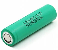 Аккумулятор высокотоковый LG Li-ion 18650 1500mAh (ICR18650 HB2) (30A) Зеленый дубл