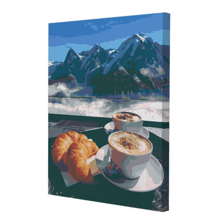 Картина за номерами Riviera Blanca Капучино в Альпах 40x50 см (RB-0081)