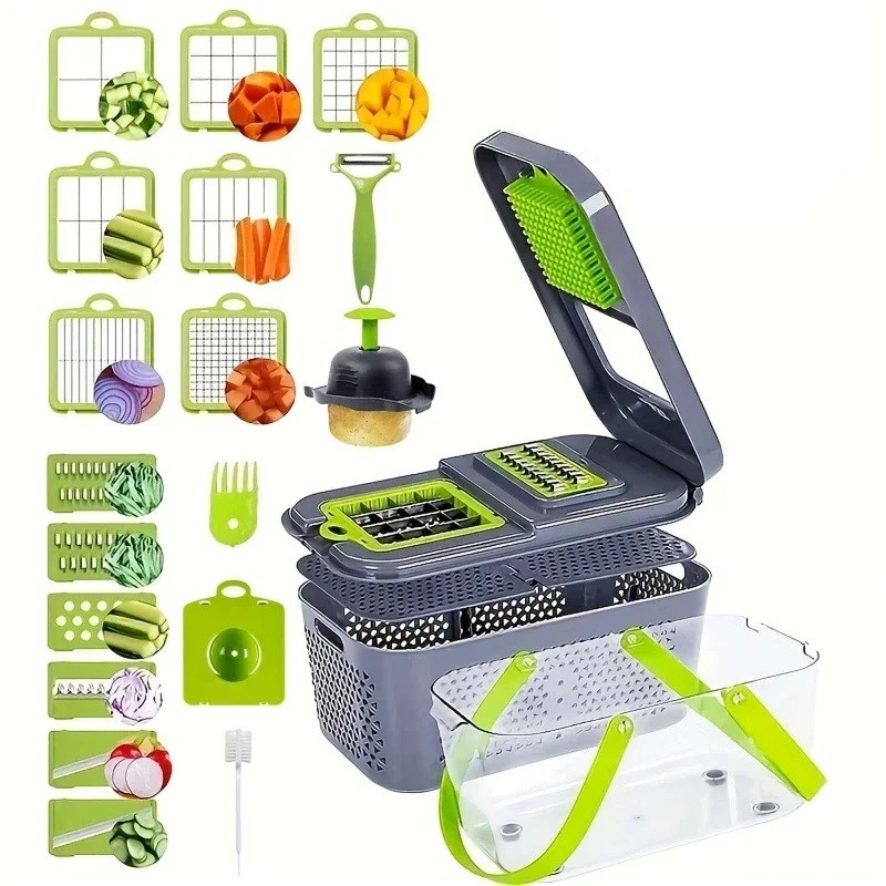 Терка-овочерізка Veggie Slicer зі змінними насадками 22 предмети (3_04715)