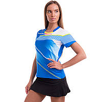 Комплект одежды для тенниса женский футболка и юбка Lingo LD-1836B размер l цвет голубой se