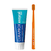 Набор Curaprox Enzycal Zero Ultra Soft (зубная паста 75 мл + зубная щетка)