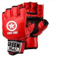 Перчатки для боевого самбо GREEN HILL CFBM-2085 лицензированные FIAS красные
