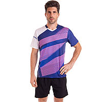 Комплект одежды для тенниса мужской футболка и шорты Lingo LD-1841A размер 2xl цвет фиолетовый se