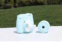 Вентилятор для ноутбука портативный в виде Фотоаппарат Blue дубл