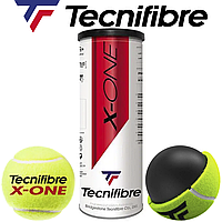 М'ячі для великого тенісу м'ячі для ігор з тенісними ракетками Tecnifibre X-One 4В (4шт.)
