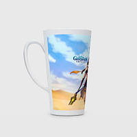 Чашка с принтом Латте «Сайно из Сумеру - Геншин Импакт»