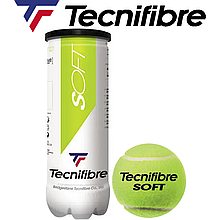 М'ячі для великого тенісу Tecnifibre Soft (75%) 3В (3шт.)