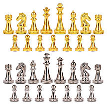 Шахи Royal Chess 30 х 30 см, з дерев'яною шаховою дошкою та металевими шахами, фото 6