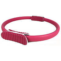 Кольцо для пилатеса, фитнеса и йоги EasyFit EF-1850-P розовый 38 см, Toyman