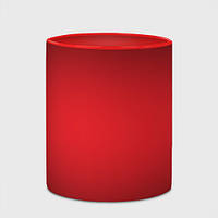 Чашка с принтом «Красно-черная затемняющая виньетка» (цвет чашки на выбор)