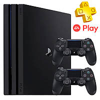 Sony PlayStation 4 Pro | PS Plus + EA Play 1 день, 2 геймпади