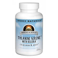 Аминокислота Source Naturals Теанин с Релорой, Serene Science, 60 таблеток (SN1772) - Топ Продаж!