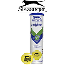 М'ячі для великого тенісу Slazenger Wimbledon Ultra-Vis + Hydroguard 4B (4шт.)