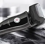 🔥Акумуляторна чоловіча бритва Kemei KM-8009 Тример для бороди, фото 4