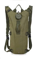 Гидратор-рюкзак военный тактический 3 литра мультикам для выживания, рюкзак питьевая система Олива