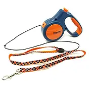 DoggyMan Retractable Lead Trad Style S Доггіволкер повідець рулетка синя для собак до 10кг трос 5м 92623, фото 2