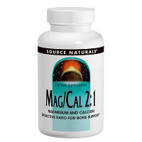 Минералы Source Naturals Магний Кальций 2:1, 370 мг, 90 капсул (SN2060) - Топ Продаж!