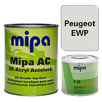 Peugeot EWP Акриловая авто краска Mipa 1 л + отвердитель P25 0.5 л