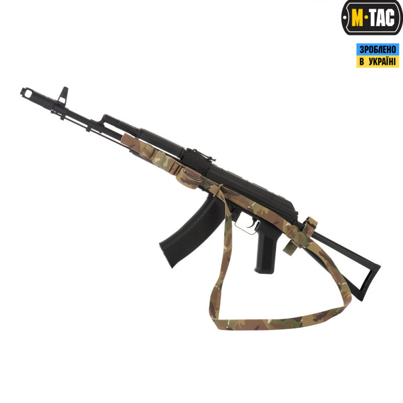 M-Tac ремінь збройовий триточковий Multicam