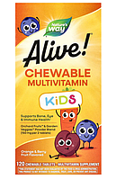 Nature's Way Alive!® Children's Chewable Multi-Vitamin Orange and Berry комплекс витаминов для детей 120 шт