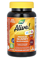 Nature's Way Alive!® Gummies Multi-Vitamin for Children Natural Cherry Grape and Orange на пектине 90 шт