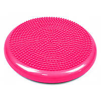 Балансировочная подушка массажная EasyFit EF-1840-P розовый, World-of-Toys