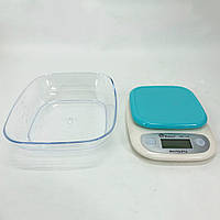 Электрические кухонные весы DOMOTEC MS-125 голубой, Электронные весы для YE-422 взвешивания продуктов
