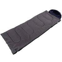 Спальный мешок одеяло с капюшоном левосторонний CHAMPION Турист SY-4733-L цвет серый se