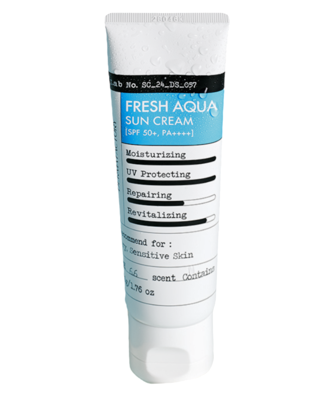 Освіжаючий сонцезахисний крем Derma Factory Fresh Aqua Sun Cream SPF 50+ PA++++, 50 ml